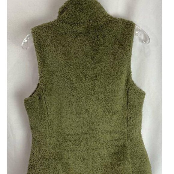 Patagonia Women's Moss Green Fury Full Zip Lined Vintage Retro Vest Size Medium - Picture 3 of 10